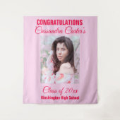 Hintergrund des eleganten Graduate Fotos Wandteppich (Vorderseite)