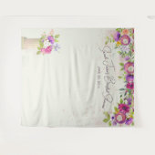 Hintergrund des Elfenbeinkabels und des rosafarben Wandteppich (Vorderseite (Horizontal))