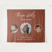 Hintergrund des Engagements für Terrakotta-Kalligr Wandteppich (Vorderseite (Horizontal))