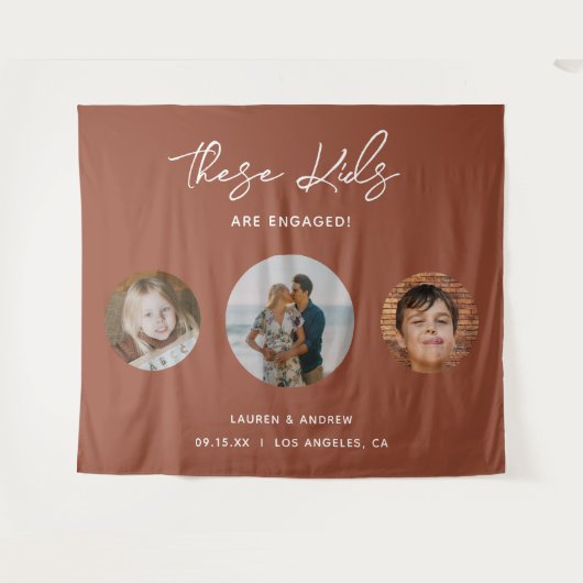 Hintergrund des Engagements für Terrakotta-Kalligr Wandteppich (Vorderseite (Horizontal))