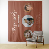 Hintergrund des Engagements für Terrakotta-Kalligr Wandteppich (Beispiel)