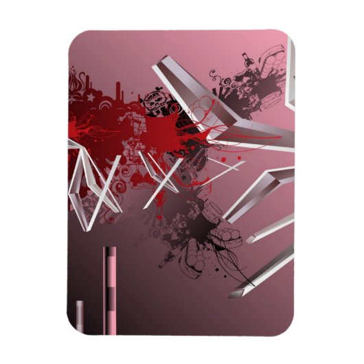 Hintergrund des Entwurfs Magnet (Vertikal)