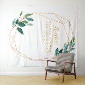 Hintergrund des Eucalyptus-Brautparty, Foto-Prop Wandteppich (Beispiel (Horizontal))