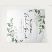 Hintergrund des Eukalyptus-Brautparty-Fotos Wandteppich (Vorderseite (Horizontal))