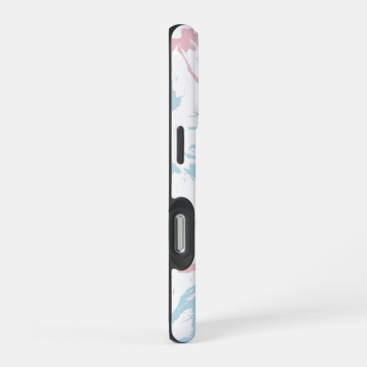 Hintergrund des farbenfrohen Blumenmusters iPhone Hülle (Rechte Seite)