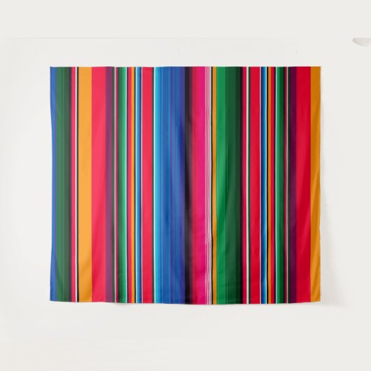 Hintergrund des farbenfrohen mexikanischen Party Wandteppich (Vorderseite (Horizontal))