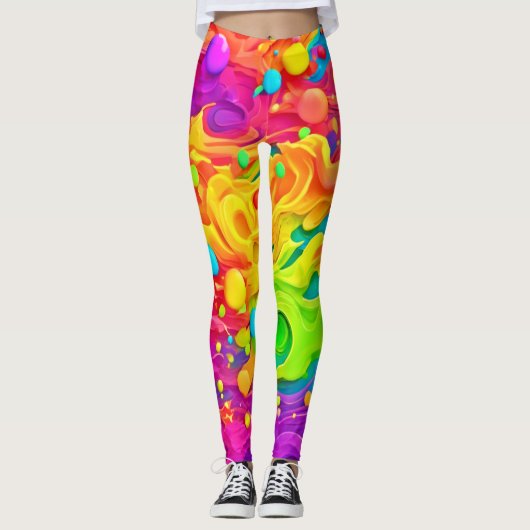 Hintergrund des Farbverlaufs Leggings (Vorderseite)