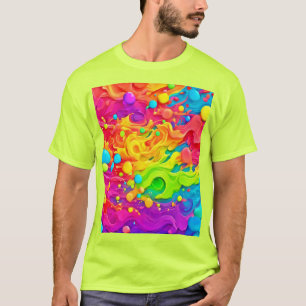 Hintergrund des Farbverlaufs T-Shirt