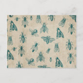 Hintergrund des Fehlerinsektenmusters Postkarte (Vorderseite)