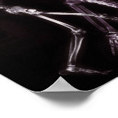 Hintergrund des Fischfangs - Ray Skelettstadt Poster (Ecke)