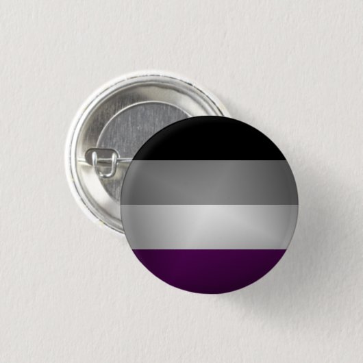 Hintergrund des Flag für den asexuellen Pride Button (Vorne & Hinten)