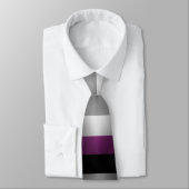 Hintergrund des Flag für den asexuellen Pride Krawatte (Gebunden)
