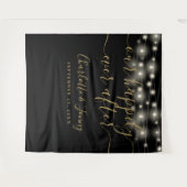 Hintergrund des Fotos "Black Gold Wedding" von Str Wandteppich (Vorderseite (Horizontal))