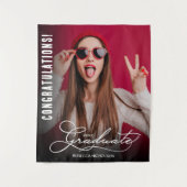 Hintergrund des Fotos der Graduierungspartei Wandteppich (Vorderseite)