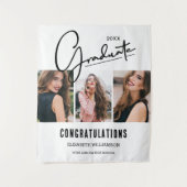 Hintergrund des Fotos der Graduierungspartei Wandteppich (Vorderseite)