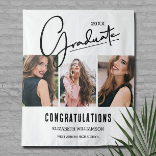 Hintergrund des Fotos der Graduierungspartei Wandteppich