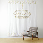 Hintergrund des Fotos der heiligen goldenen Kommun Wandteppich (Beispiel)