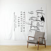 Hintergrund des Fotos der "Hright Future Graduatio Wandteppich (Beispiel (Horizontal))