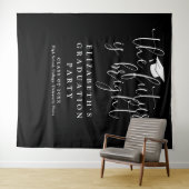 Hintergrund des Fotos der "Hright Future Graduatio Wandteppich (Beispiel (Horizontal))