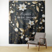 Hintergrund des Fotos des Blumenkranzes im Brautpa Wandteppich (Beispiel)