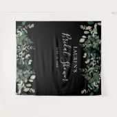 Hintergrund des Fotos des Green Foliage Brautparty Wandteppich (Vorderseite (Horizontal))