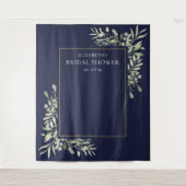 Hintergrund des Fotos des Navy Blue Greenerity Bra Wandteppich (Vorderseite)