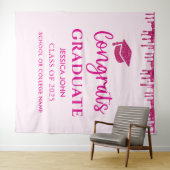 Hintergrund des Fotos des niedlichen rosa Glitzer Wandteppich (Beispiel (Horizontal))