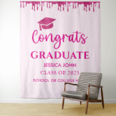 Hintergrund des Fotos des niedlichen rosa Glitzer Wandteppich (Beispiel)