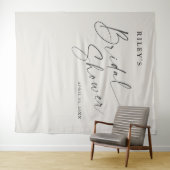 Hintergrund des Fotos für das Script-Boho-Brautpar Wandteppich (Beispiel (Horizontal))