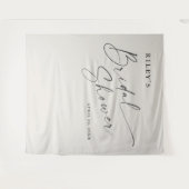 Hintergrund des Fotos für das Script-Boho-Brautpar Wandteppich (Vorderseite (Horizontal))