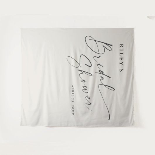 Hintergrund des Fotos für das Script-Boho-Brautpar Wandteppich (Vorderseite (Horizontal))