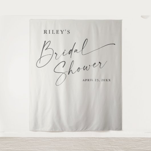 Hintergrund des Fotos für das Script-Boho-Brautpar Wandteppich (Vorderseite)