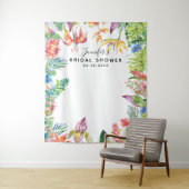 Hintergrund des Fotos für das tropische Chic-Braut Wandteppich (Beispiel)