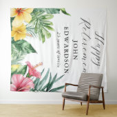 Hintergrund des Fotos für das tropische Party zur  Wandteppich (Beispiel (Horizontal))