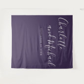 Hintergrund des Fotos für Lila Hochzeiten Wandteppich (Vorderseite (Horizontal))