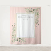 Hintergrund des Fotos in der blush-rosa Foliage Wandteppich (Vorderseite)