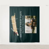 Hintergrund des Fotos mit dem einfachen grünen Abs Wandteppich (Vorderseite)