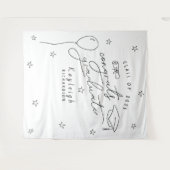 Hintergrund des Fotos mit Schwarz-weißem Abschluss Wandteppich (Vorderseite (Horizontal))