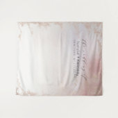 Hintergrund des Fotos "Ombre Blush Pink Mattiert F Wandteppich (Vorderseite (Horizontal))