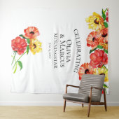 Hintergrund des Fotos: Rot und Gelb Wandteppich (Beispiel (Horizontal))