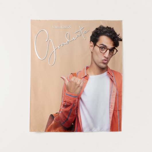 Hintergrund des Fotos Wandteppich (Vorderseite)