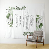 Hintergrund des Fotos zum grünen Party für die Bev Wandteppich (Beispiel (Horizontal))