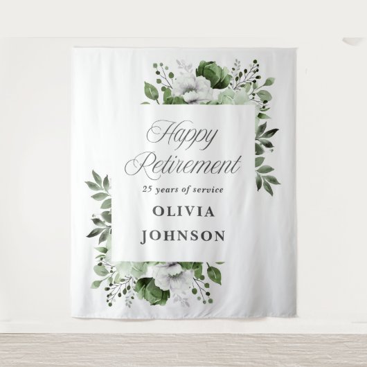 Hintergrund des Fotos zum grünen Party für die Bev Wandteppich (Vorderseite)