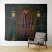 Hintergrund des Geheimniswelts vor der Tür des Par Wandteppich (Beispiel (Horizontal))