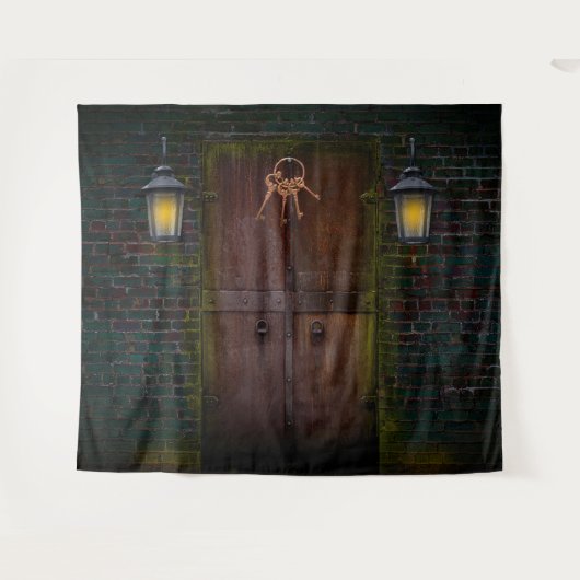 Hintergrund des Geheimniswelts vor der Tür des Par Wandteppich (Vorderseite (Horizontal))