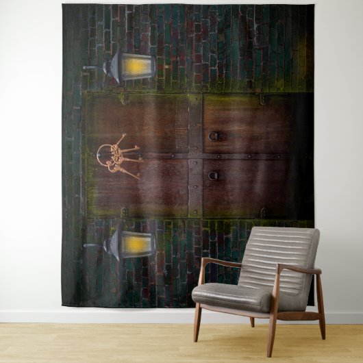 Hintergrund des Geheimniswelts vor der Tür des Par Wandteppich (Beispiel)