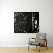 Hintergrund des geometrischen Abschlusses in Glitz Wandteppich (Beispiel (Horizontal))