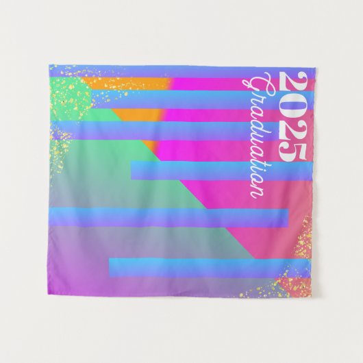 Hintergrund des geometrischen Abschlusses Wandteppich (Vorderseite (Horizontal))