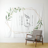 Hintergrund des geometrischen Fotos der grünen Bab Wandteppich (Beispiel (Horizontal))