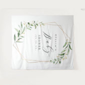 Hintergrund des geometrischen Fotos der grünen Bab Wandteppich (Vorderseite (Horizontal))